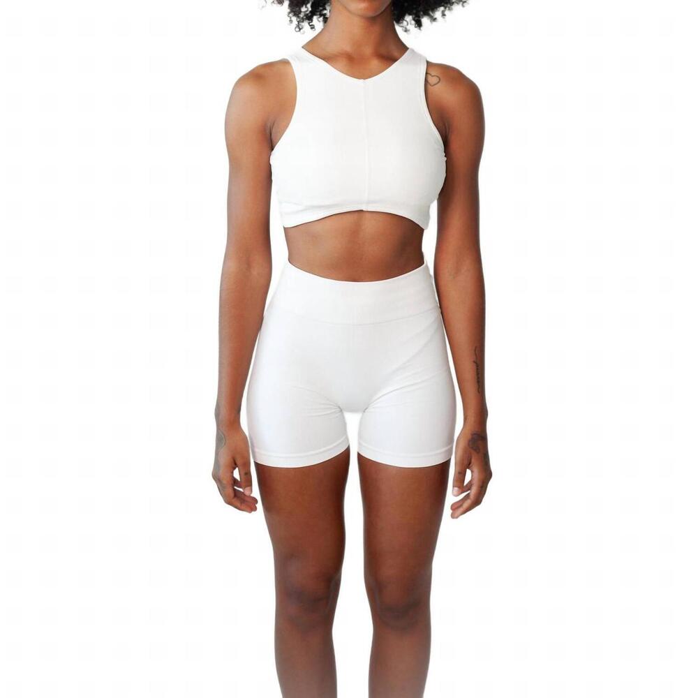 NEW KNOTWTR half tights in white